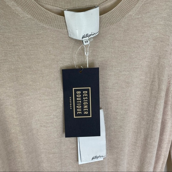 NWT 3.1 Phillip Lim Long Sleeve Dress with Drape Back Skirt Sz XS - Picture 9 of 11